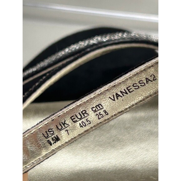 Naturalizer Vanessa2 Womens Strappy Heeled Sandals Rhinestone Black Sz 9.5M - Picture 10 of 10